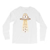 alien coffee invasion Long Sleeve Shirts