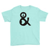peace and love tshirt party heart tee no war stoner hippie sign ladies Youth Tee