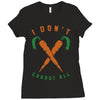 i don't carrot all Ladies Fitted T-Shirt