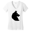 THE KING WOLF Women's V-Neck T-Shirt
