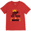 Kings Are Born In August V-Neck Tee