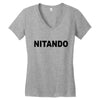 nitando Women's V-Neck T-Shirt