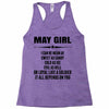 Super May Girl Racerback Tank