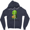 ninja diet Zipper Hoodie