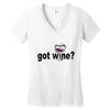 got wine Women's V-Neck T-Shirt