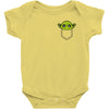 cute yoda pocket Baby Bodysuit