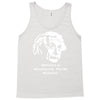 without a moustache einstein proud hirsute mustachioed grooming Tank Top