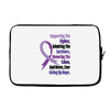 supporting the fighter, admiring the survivors, honoring the taken Laptop sleeve