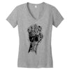 hand Women's V-Neck T-Shirt