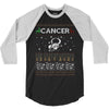 cancer christmas ugly sweater 3/4 Sleeve Shirt
