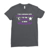 I Love Someone with Gynecologic Cancer to The Moon and Back Ladies Fitted T-Shirt