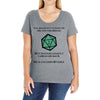 natural 1   orc Ladies Curvy T-Shirt