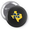 texas for michigan Pin-back button