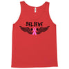 angel wing believe breast cancer Tank Top