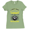 I Dont Need Therapy Need Pin Bowling Ladies Fitted T-Shirt