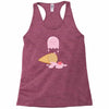 ice cream ghost Racerback Tank
