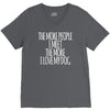 the more people i meet the more i love my dog V-Neck Tee