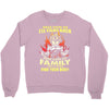 mess with me i'll fight back Crewneck Sweatshirt
