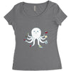 octopus Women's Triblend Scoop T-shirt