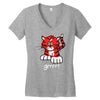 tiger Women's V-Neck T-Shirt