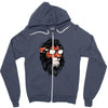 cool summerish scar Zipper Hoodie