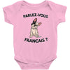 high end french bulldog Baby Bodysuit