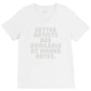 freelance artist advertising V-Neck Tee