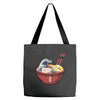 great wave ramen Tote Bags