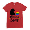mama bear gay pride Ladies Fitted T-Shirt