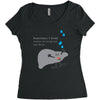 cloudy Women's Triblend Scoop T-shirt