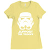 support the troops Ladies Fitted T-Shirt
