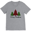 lumberjack tree merry christmas V-Neck Tee