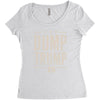 dump trump Women's Triblend Scoop T-shirt
