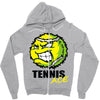 pro tennis ball Zipper Hoodie
