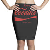 enjoy cocaine funny gray Pencil Skirts