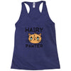 funny cat Racerback Tank