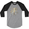 torn rib cage 3/4 Sleeve Shirt