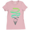aurora borealis Ladies Fitted T-Shirt