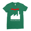 factory records   retro record label   mens music Ladies Fitted T-Shirt