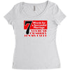 funny  7 words for marriage, ideal gift, birthday present Women's Triblend Scoop T-shirt