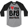 I Love My Big Brother 3/4 Sleeve Shirt