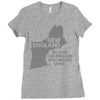 new england, because old england was wicked stupid Ladies Fitted T-Shirt