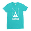 batdog Ladies Fitted T-Shirt