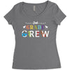 2nd grade crew Women's Triblend Scoop T-shirt