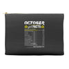 October Girl Facts Libra Accessory Pouches