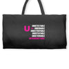 U=U Undetectable = Untransmittable Weekender Totes