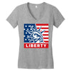 liberty statue Women's V-Neck T-Shirt