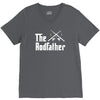 the rodfather   mens funny fishing V-Neck Tee