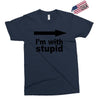 i'm with stupid Exclusive T-shirt