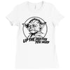 yoda Ladies Fitted T-Shirt